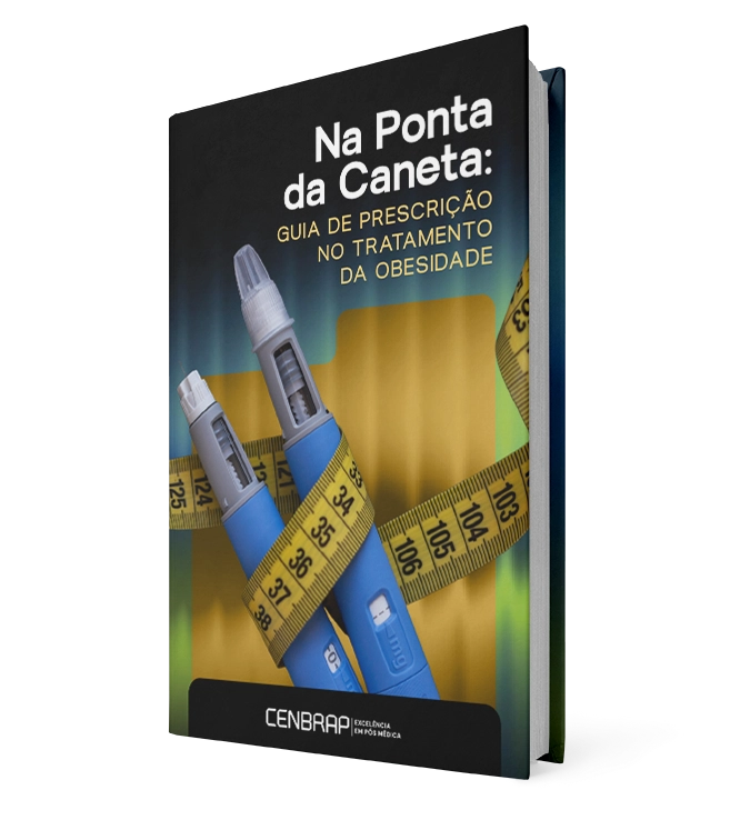 Capa do e-book Na Ponta da Caneta — Guia de prescrição no tratamento da obesidade